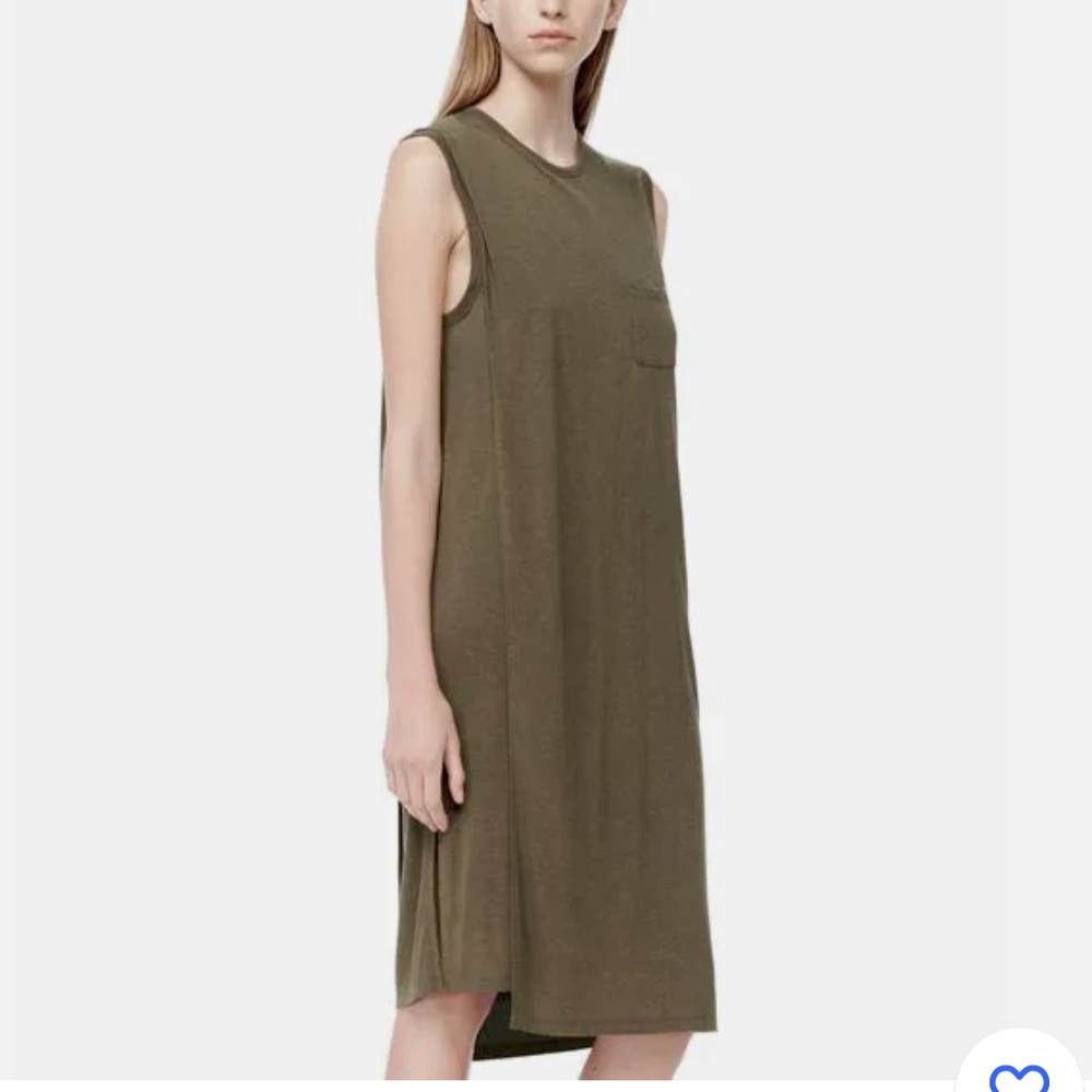 Alexander Wang Jersey overlay midi dress